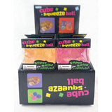 Love and Repeat Glittered Diamond Cube Squishy Toy