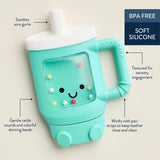 Itzy Ritzy Sweetie Shake Plus Teething + Rattle Toy | Tumbler