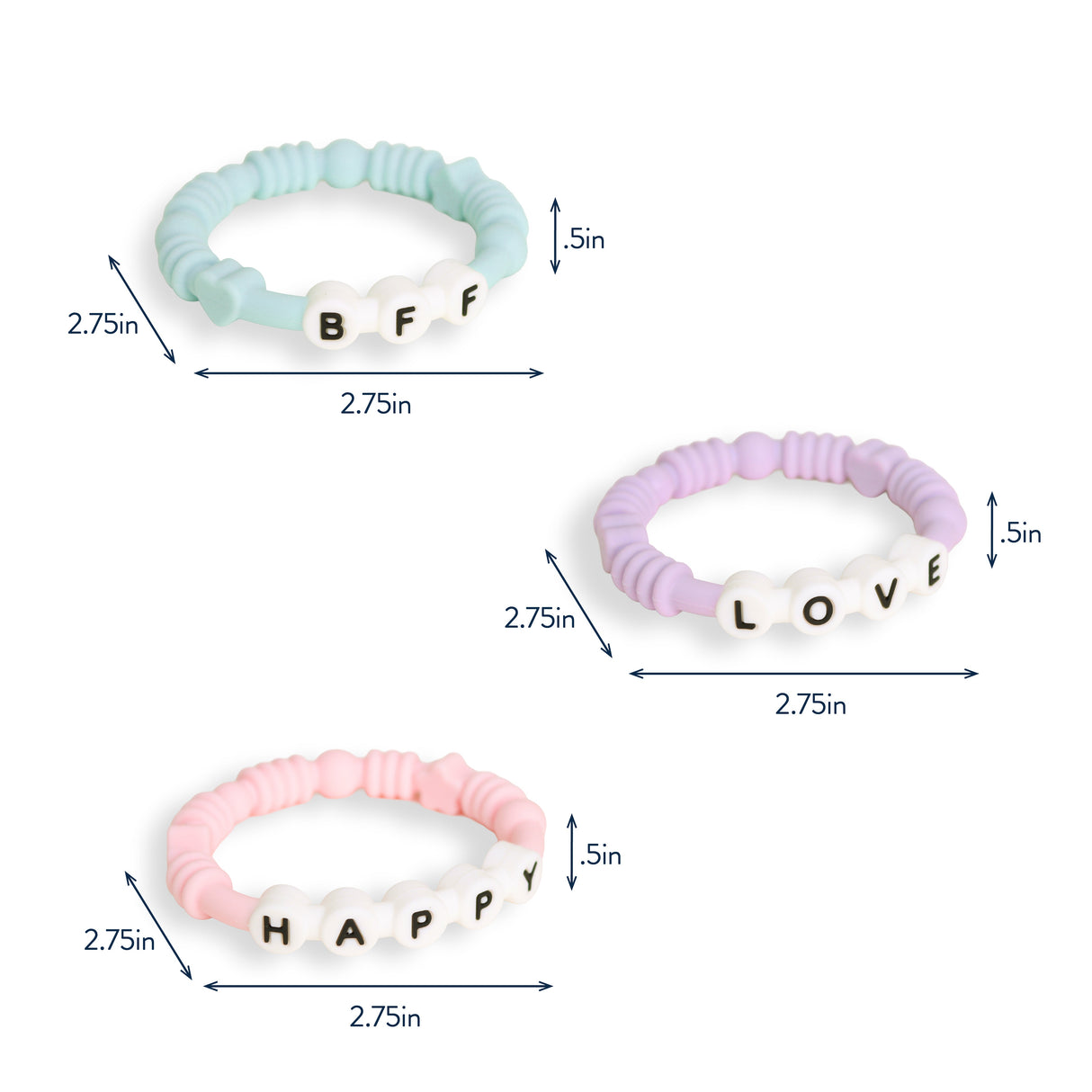 Itzy Ritzy Bitzy Bands Teether Set