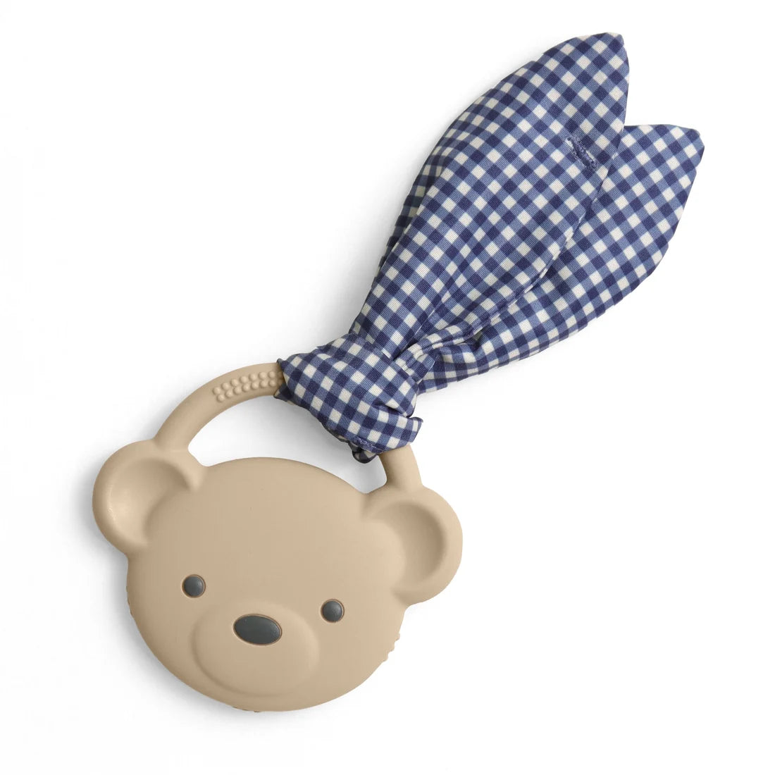 Itzy Ritzy Taupe Bear Crinkle Crew Sensory Teether