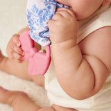 Itzy Ritzy Pink Bow Crinkle Crew Sensory Teether