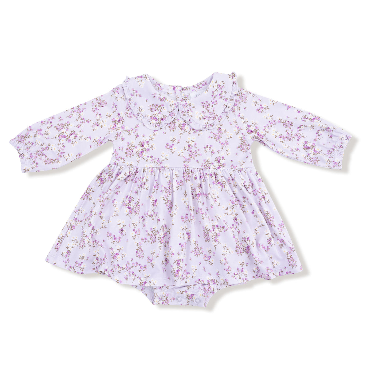 Angel Dear Sweet Dream Florals Peter Pan Collar Bubble w/ Skirt