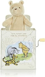 Classic Winnie The Pooh Toy Bundle | Jack in the Box with Soft Sensory Book