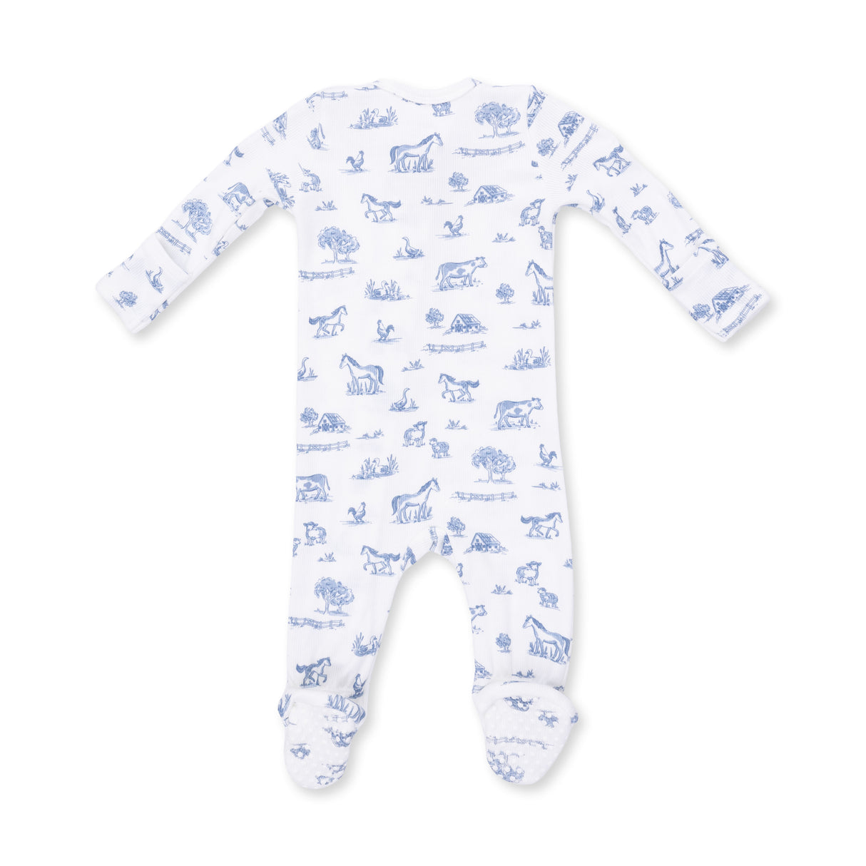 Angel Dear Farm Friends Bamboo 2-Way Zipper Footie