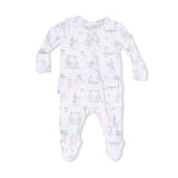 Angel Dear Pretty Golf 2-Way Ruffle Back Zipper Footie