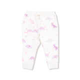 Angel Dear Soft Dinos Purple Ruffle Sweatshirt & Jogger Set
