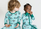 Pearls & Pelicans Powdered Sugar Pals Bamboo Zip-Up Pajamas