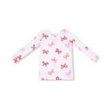 Angel Dear Candy Cane Bows Loungewear Set