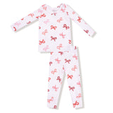 Angel Dear Candy Cane Bows Loungewear Set