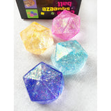 Love and Repeat Glittered Diamond Cube Squishy Toy
