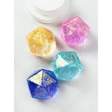 Love and Repeat Glittered Diamond Cube Squishy Toy