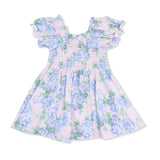 Angel Dear Hydrangeas Smocked Twirly Dress