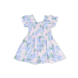 Angel Dear Hydrangeas Smocked Twirly Dress w/ Bloomer