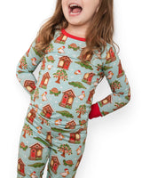Holly Jolly Bayou Bamboo Two-Piece Pajamas
