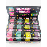 Love and Repeat Glittered Gummy Bear Squishy Toy