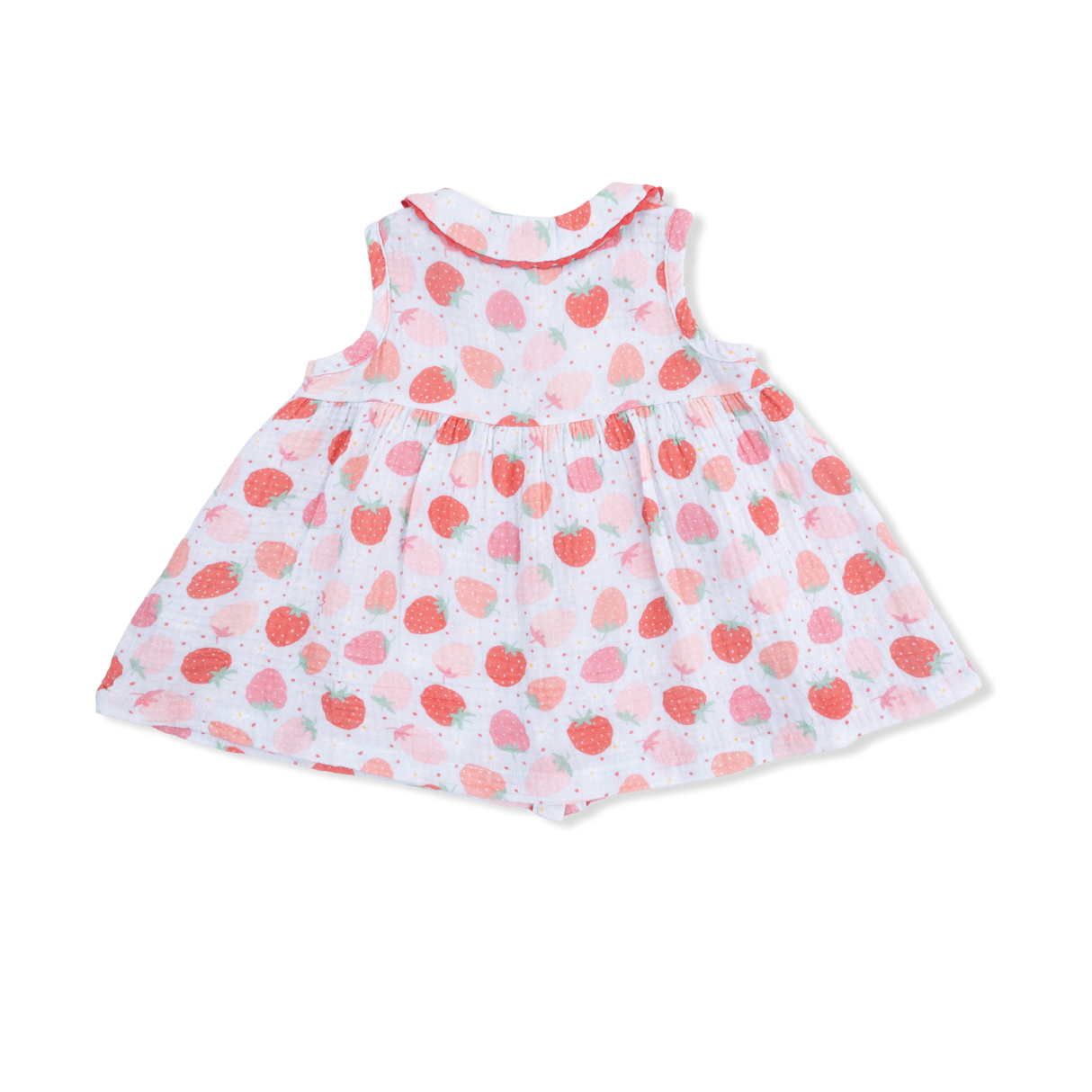 Angel Dear Strawberry Bliss Sleeveless Jill Dress with Bloomer