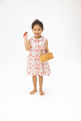 Angel Dear Strawberry Bliss Sleeveless Jill Dress with Bloomer