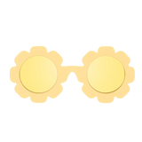 Babiators Sun Ray Flower I Yellow Polarized Mirrored Lens Sunglasses for Babies and Kids