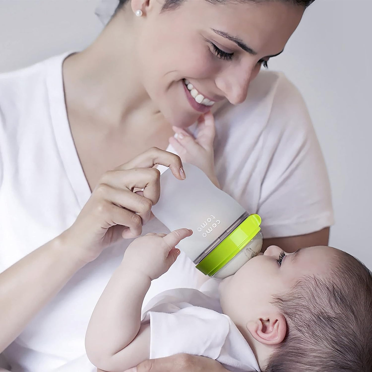 Comotomo Baby Bottle (2-Pack) Green 5oz