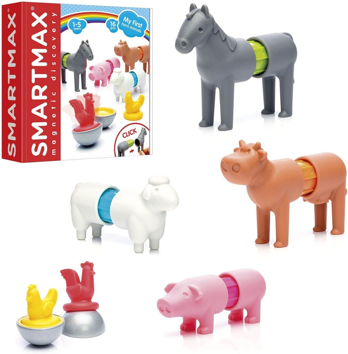 SmartMax My First Farm Magnetic  Animals Set