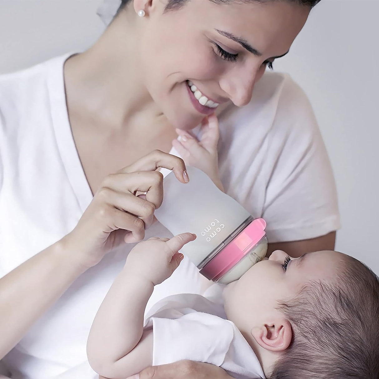 Comotomo Baby Bottle (2-Pack) Pink 5 oz