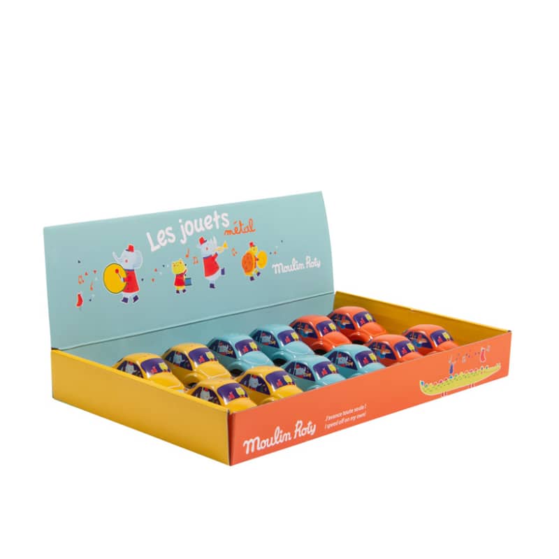 Moulin Roty Metal Friction Toy Car (assorted colors)