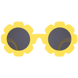 Babiators Neon Yellow Flower Kids UV Sunglasses | Hangtag