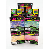 Love and Repeat Glittered Diamond Cube Squishy Toy