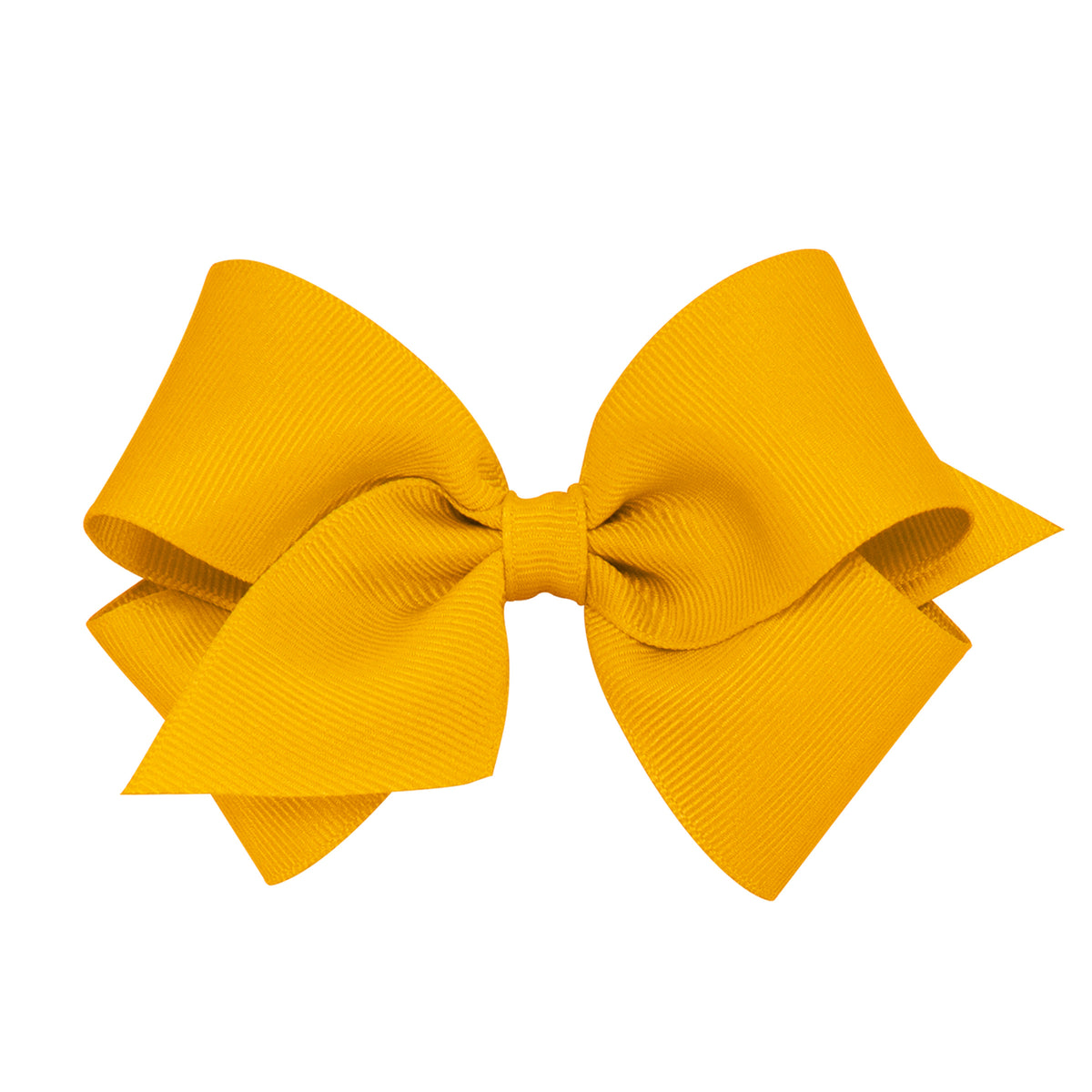 Wee Ones Gold Small Solid Grosgrain Basic Hair Bow