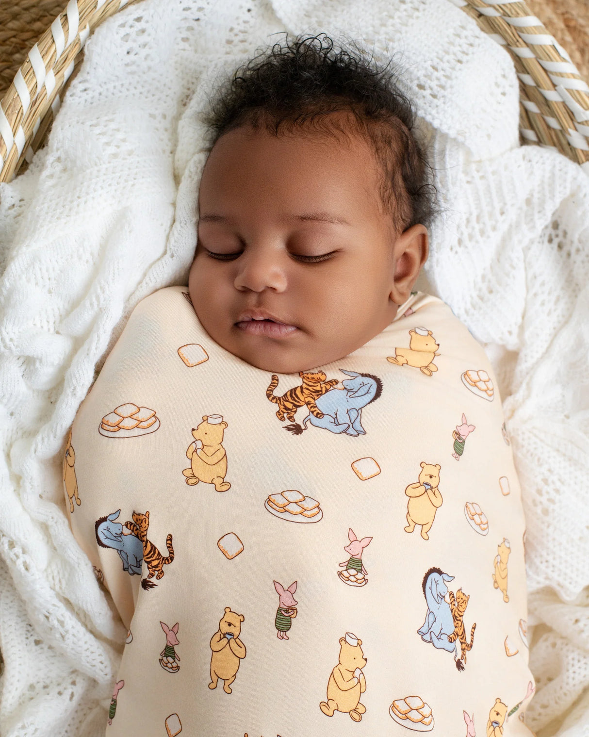 Pooh's Beignet Adventure Bamboo Swaddle