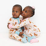 Pearls & Pelicans Southern Beaus Bamboo Zip Up Pajamas