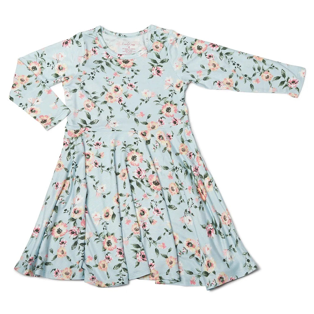 Everly Grey Cloud Blue Kendyl Kids Twirly Dress