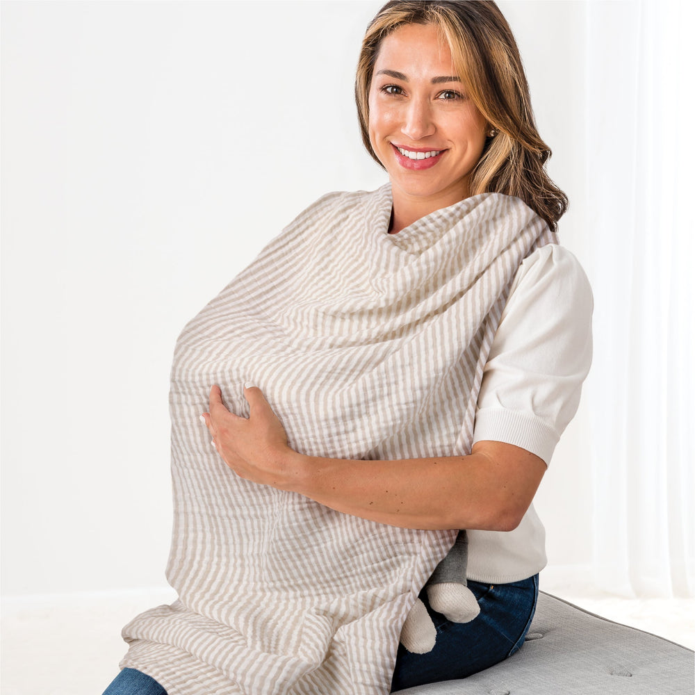 Itzy Ritzy Breastfeeding Boss | 2 in 1 Nursing Cover and Swaddle