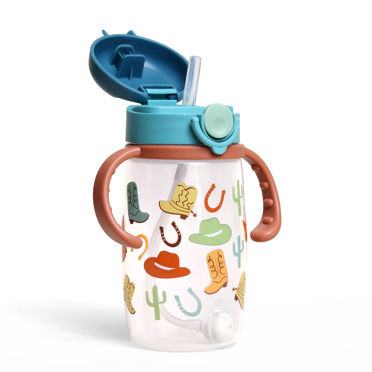 Itzy Sips BPA Free Straw Cup with Snap-Close Lid | Giddy Up