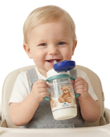 Itzy Sips BPA Free Straw Cup with Snap-Close Lid | Bear