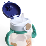 Itzy Sips BPA Free Straw Cup with Snap-Close Lid | Bear