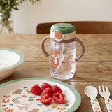 Itzy Sips BPA Free Straw Cup with Snap-Close Lid | Woodland