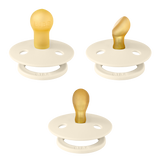 BIBS Try-It Pacifier Collection 3 Pack (Size 1) | 0-6m Ivory