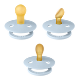 BIBS Try-It Pacifier Collection 3 Pack (Size 1) | 0-6m Baby Blue