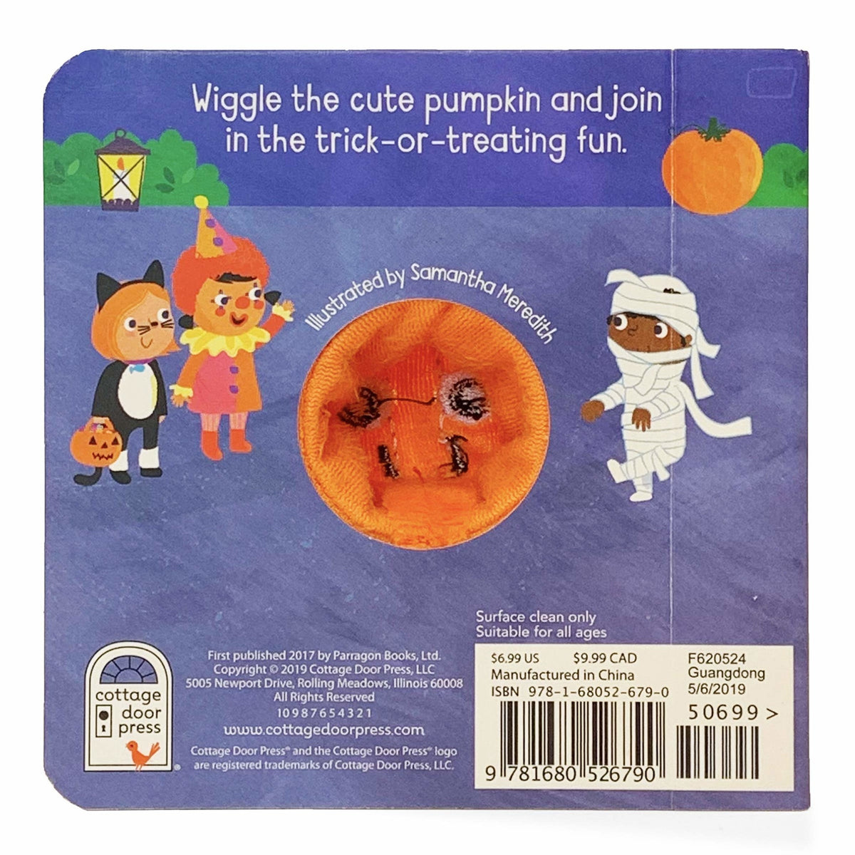 Trick or Treat Little Pumpkin Puppet Book