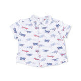 Angel Dear Vintage Planes Polo Button Down w/ Everyday Short