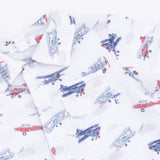 Angel Dear Vintage Planes Polo Button Down w/ Everyday Short