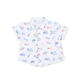 Angel Dear Fishing Lures Polo Button Up w/ Casual Short