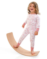 Pearls and Pelicans Bayou Toile Two-Piece Pajamas | Pink