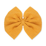 Angel Dear Solid Muslin Sunflower Bow Headband