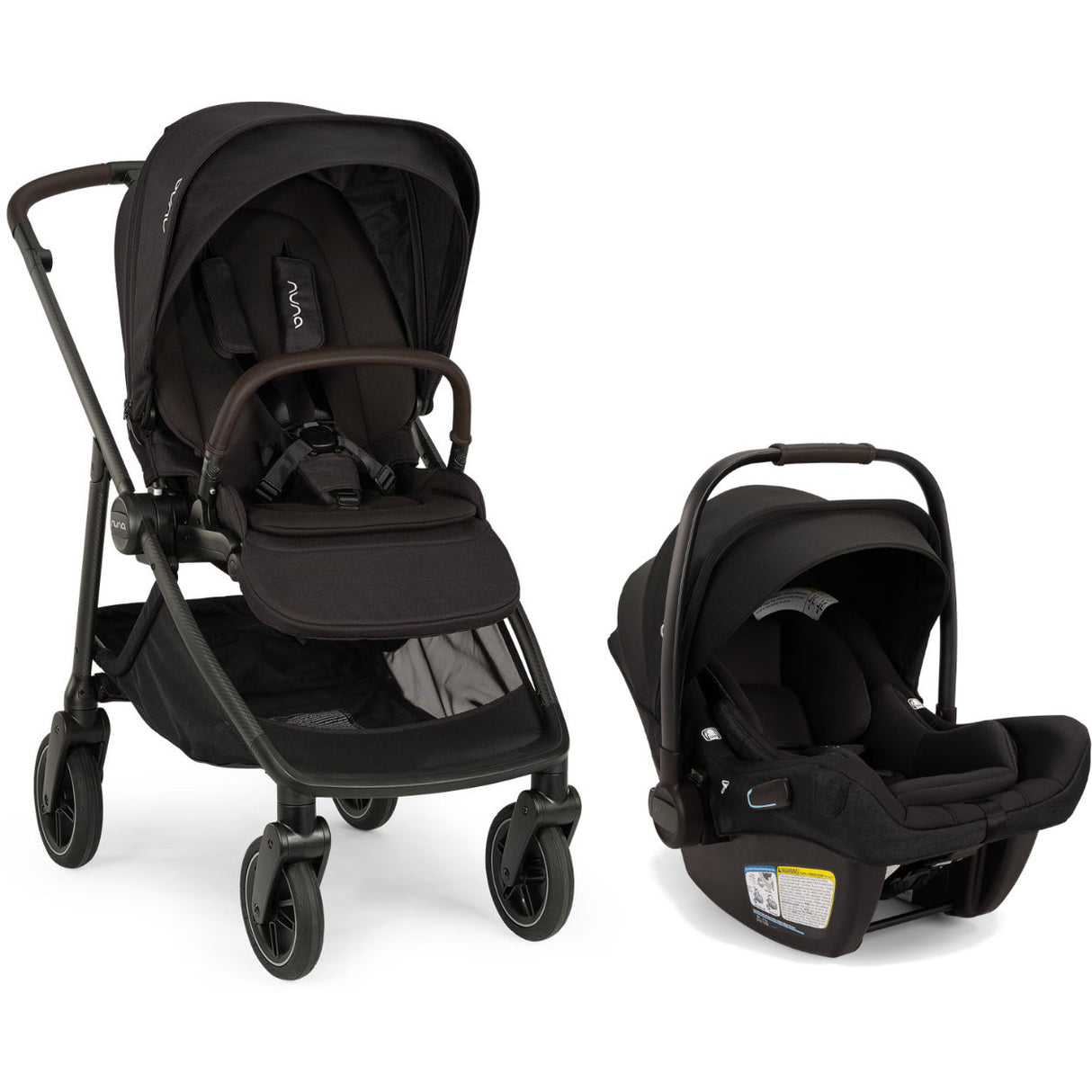 NUNA Swiv Stroller + Pipa Aire RX with RELX base Travel System
