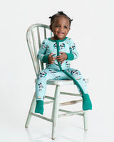Pearls & Pelicans Powdered Sugar Pals Bamboo Zip-Up Pajamas