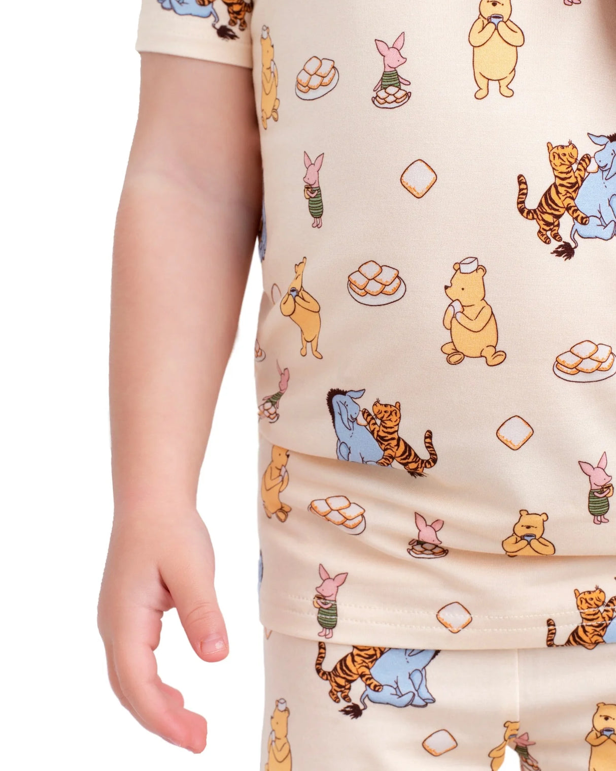 Pearls & Pelicans Pooh's Beignet Adventure Bamboo Two-Piece Short Set