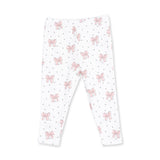 Angel Dear Veiled Pink Bows Ruffle Sweatshirt & Legging