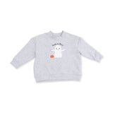 Ghosts Gray Drop Sleeve Sweatshirt
